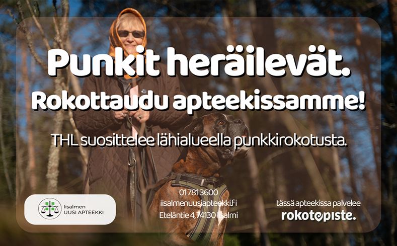 Punkkitiedote uusi apteekki